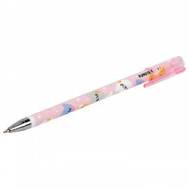 Ручка шариковая с принтом FUNSTER STICK "FAT CATS", СИНЯЯ, SOFT TOUCH покрытие, узел 0,7 мм, линия 0,35 мм, 144389