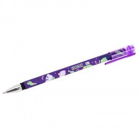 Ручка шариковая с принтом FUNSTER STICK "MONSTERS", СИНЯЯ, SOFT TOUCH покрытие, узел 0,7 мм, линия 0,35 мм, 144390