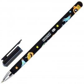Ручка шариковая с принтом FUNSTER STICK "MONSTERS", СИНЯЯ, SOFT TOUCH покрытие, узел 0,7 мм, линия 0,35 мм, 144390