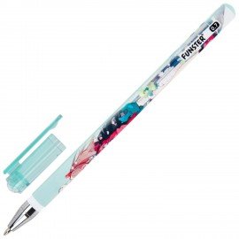 Ручка шариковая с принтом FUNSTER STICK "ANIME", СИНЯЯ, SOFT TOUCH покрытие, узел 0,7 мм, линия 0,35 мм, 144392