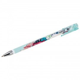 Ручка шариковая с принтом FUNSTER STICK "ANIME", СИНЯЯ, SOFT TOUCH покрытие, узел 0,7 мм, линия 0,35 мм, 144392