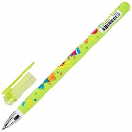 Ручка шариковая с принтом FUNSTER STICK "CUTE CAPY", СИНЯЯ, SOFT TOUCH покрытие, узел 0,7 мм, линия письма 0,35 м, 144393