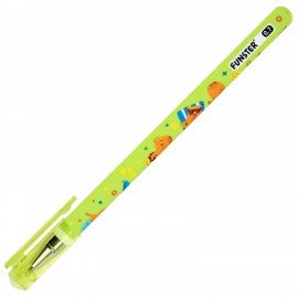 Ручка шариковая с принтом FUNSTER STICK "CUTE CAPY", СИНЯЯ, SOFT TOUCH покрытие, узел 0,7 мм, линия письма 0,35 м, 144393