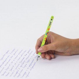 Ручка шариковая с принтом FUNSTER STICK "CUTE CAPY", СИНЯЯ, SOFT TOUCH покрытие, узел 0,7 мм, линия письма 0,35 м, 144393
