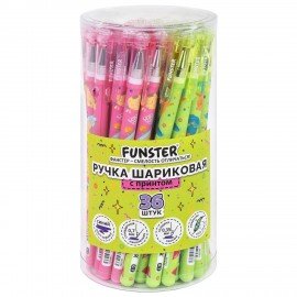 Ручка шариковая с принтом FUNSTER STICK "CUTE CAPY", СИНЯЯ, SOFT TOUCH покрытие, узел 0,7 мм, линия письма 0,35 м, 144393