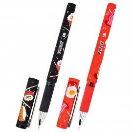 Ручка шариковая с грипом FUNSTER GRIP "TASTY FOOD", СИНЯЯ, пишущий узел 0,7 мм, линия письма 0,35 мм, 144394