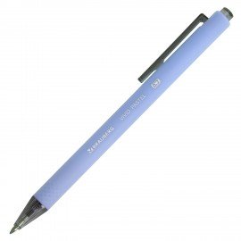 Ручка шариковая автоматическая BRAUBERG "VIVID PASTEL", корпус soft-touch, СИНЯЯ, пишущий узел 0,7 мм, линия письма 0,35 мм, 144404