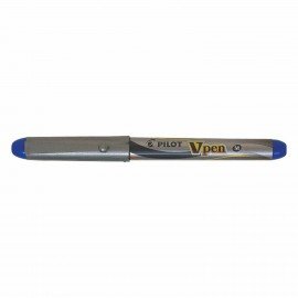 Ручка перьевая PILOT V-Pen, СИНЯЯ, корпус серый, линия письма 0,58 мм, SVP-4M L