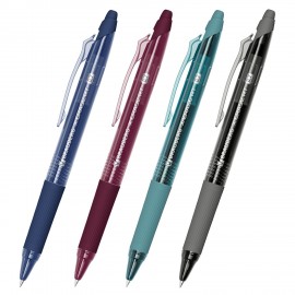 Ручка гелевая стираемая автоматическая BRAUBERG "X-ERASE RT MORANDI COLOR", СИНЯЯ, пишущий узел 0,7 мм, линия письма 0,5 мм, 144425