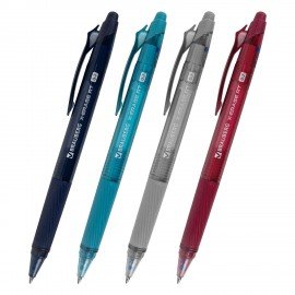 Ручка гелевая стираемая автоматическая BRAUBERG "X-ERASE RT MORANDI COLOR", СИНЯЯ, пишущий узел 0,7 мм, линия письма 0,5 мм, 144425