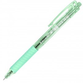 Ручка шариковая автоматическая с грипом BRAUBERG "CLASSIC PASTEL", СИНЯЯ, корпус ассорти, пишущий узел 0,5 мм, линия письма 0,35 мм, 144468