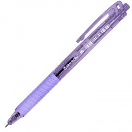 Ручка шариковая автоматическая с грипом BRAUBERG "CLASSIC PASTEL", СИНЯЯ, корпус ассорти, пишущий узел 0,5 мм, линия письма 0,35 мм, 144468