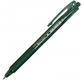 Ручка шариковая автоматическая с грипом BRAUBERG "CLASSIC DARK COLOR", СИНЯЯ, ассорти, пишущий узел 0,5 мм, линия письма 0,35 мм, 144469