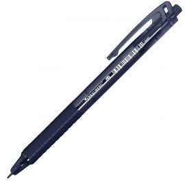 Ручка шариковая автоматическая с грипом BRAUBERG "CLASSIC DARK COLOR", СИНЯЯ, ассорти, пишущий узел 0,5 мм, линия письма 0,35 мм, 144469