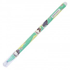 РЕЗЕРВ Ручка стираемая гелевая BRAUBERG CUTE CATS, СИНЯЯ, корпус ассорти, линия 0,35м, 144481