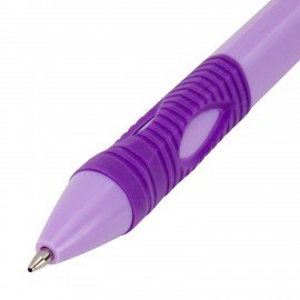 Ручка шариковая автомат. эргономичная с грипом STAFF "Profit 500 PASTEL COLOR", СИНЯЯ, узел 0,7 мм, линия письма 0,35 мм, 144492