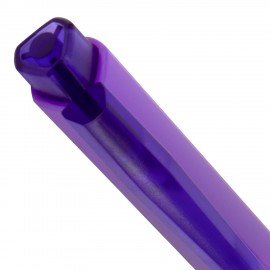 Ручка шариковая автоматическая BRAUBERG "TRIOS BRIGHT COLOR", корпус ассорти, СИНЯЯ, пишущий узел 0,5 мм, линия письма 0,3мм, 144497