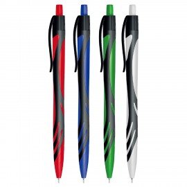 Ручка шариковая автоматическая BRAUBERG "ULTRA COLOR CLASSIC", корпус ассорти, СИНЯЯ, пишущий узел 0,7 мм, линия письма 0,35 мм, 144498