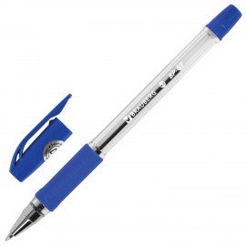 Ручки шариковые BRAUBERG "BP-GT", НАБОР 5 ШТУК, СИНИЕ, пишущий узел 0,7 мм, линия письма 0,35мм, 144509