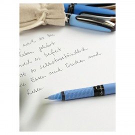 Ручка-роллер SCHNEIDER (Германия) "One Hybrid N", СИНЯЯ, корпус голубой, узел 0,7 мм, линия 0,5 мм, 183503