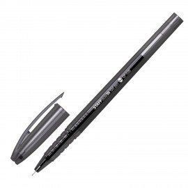 Ручка гелевая STAFF "COLLEGE", ЧЕРНАЯ, игольчатый узел 0,5 мм, линия письма 0,35 мм, 144538