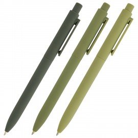 Ручка шариковая автоматическая BRUNO VISCONTI SoftClick Verde, СИНЯЯ, корпус ассорти, 0,5мм, 20-0403