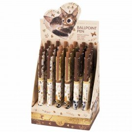 Ручка шариковая BRUNO VISCONTI ArtClick Love me, СИНЯЯ, корпус ассорти, линия 0,38мм,, 20-0374/03