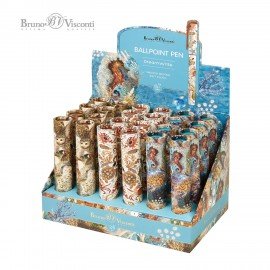 Ручка шариковая в футляре BRUNO VISCONTI DreamWrite Fauna, СИНЯЯ, ассорти, линия 0,5м, 20-0264/22