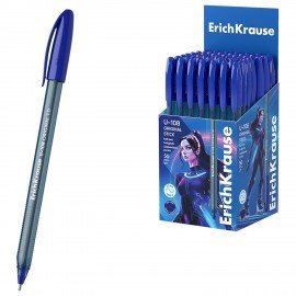 Ручка шариковая ERICH KRAUSE U-108 Stick Original, СИНЯЯ, узел 1мм, линия 0,3мм, 4759, 47595