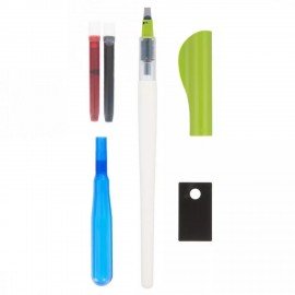 Ручка перьевая для каллиграфии PILOT Parallel Pen, перо 3,8мм, 2 картриджа, блистер, FP3-38N-SS