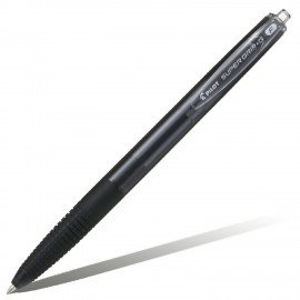 Ручка шариковая автоматическая с грипом PILOT Super Grip G, ЧЕРНАЯ, линия 0,21мм, BPGG-8R-F B