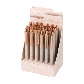 Ручка шариковая автоматическая BRUNO VISCONTI TotalBeige, СИНЯЯ, корпус ассорти, 0,38 мм, 20-0374/07