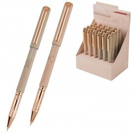 Ручка шариковая BRUNO VISCONTI TotalBeige, СИНЯЯ, корпус ассорти, линия письма 0,4 мм, 20-0293/23