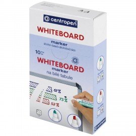 Маркер стираемый для белой доски ЧЕРНЫЙ, CENTROPEN "Dry-Wipe", 2,5 мм, 8559, 5 8559 0112