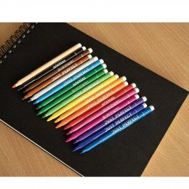 Фломастеры 12 ЦВЕТОВ CENTROPEN "Just Perfect", смываемые, устойчивы к высыханию, 2510/12KK, 725101201