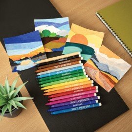 Фломастеры 18 ЦВЕТОВ CENTROPEN "Just Perfect", смываемые, устойчивы к высыханию, 2510/18KK, 725101801