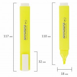 Набор текстовыделителей ЮНЛАНДИЯ 6 шт., АССОРТИ, "COLORSTAR", линия 1-4 мм, 151709