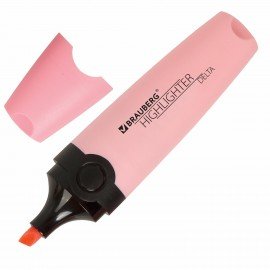 Набор текстовыделителей BRAUBERG 6 шт., АССОРТИ, "DELTA PASTEL", линия 1-5 мм, 151736