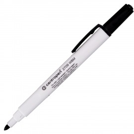 Маркер стираемый для белой доски ЧЕРНЫЙ, CENTROPEN "Dry-Wipe", 1,8 мм, 2709, 527098712