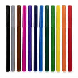 Фломастеры 12 ЦВЕТОВ CENTROPEN "Washable", смываемые, вентилируемый колпачок, 7790/12TP, 7 7790 1285