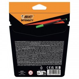 Фломастеры BIC "Intensity", 12 ЦВЕТОВ, вентилируемый колпачок, европодвес, 978004