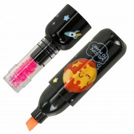 Набор текстовыделителей 6 НЕОНОВЫХ ЦВЕТОВ, ЮНЛАНДИЯ "КОСМОС", линия 1-5 мм, 152512