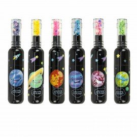 Набор текстовыделителей 6 НЕОНОВЫХ ЦВЕТОВ, ЮНЛАНДИЯ "КОСМОС", линия 1-5 мм, 152512