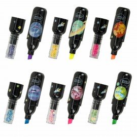 Набор текстовыделителей 6 НЕОНОВЫХ ЦВЕТОВ, ЮНЛАНДИЯ "КОСМОС", линия 1-5 мм, 152512