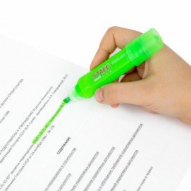 Текстовыделитель STAFF "EVERYDAY HL-707", ЗЕЛЕНЫЙ, линия 1-5 мм, скошенный наконечник, 152543