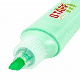 Текстовыделитель STAFF "EVERYDAY HL-707", БИРЮЗОВЫЙ, линия 1-5 мм, скошенный наконечник, 152546