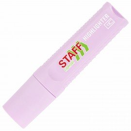 Текстовыделитель STAFF "EVERYDAY HL-707", ЛАВАНДОВЫЙ, линия 1-5 мм, скошенный наконечник, 152547