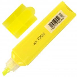 Текстовыделитель STAFF "EVERYDAY HL-720", ЖЕЛТЫЙ, линия 1-5 мм, скошенный наконечник, 152553