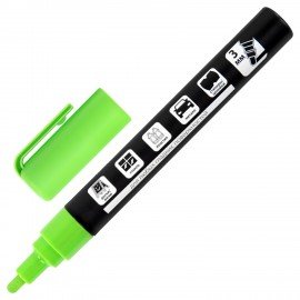 Маркер меловой CHALK LIQUID MARKER, ЗЕЛЕНЫЙ, 3 мм, стираемый, BRAUBERG "CHALK", 152587