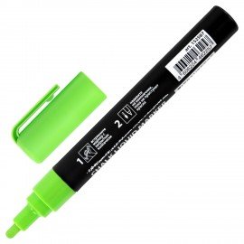 Маркер меловой CHALK LIQUID MARKER, ЗЕЛЕНЫЙ, 3 мм, стираемый, BRAUBERG "CHALK", 152587